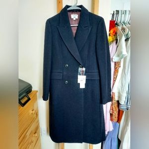 INES DE LA FRESSANGE NAVY TWEED COAT